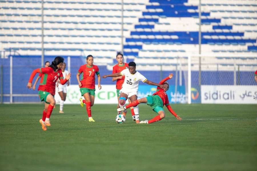 Ghana were edged by Morocco at the death