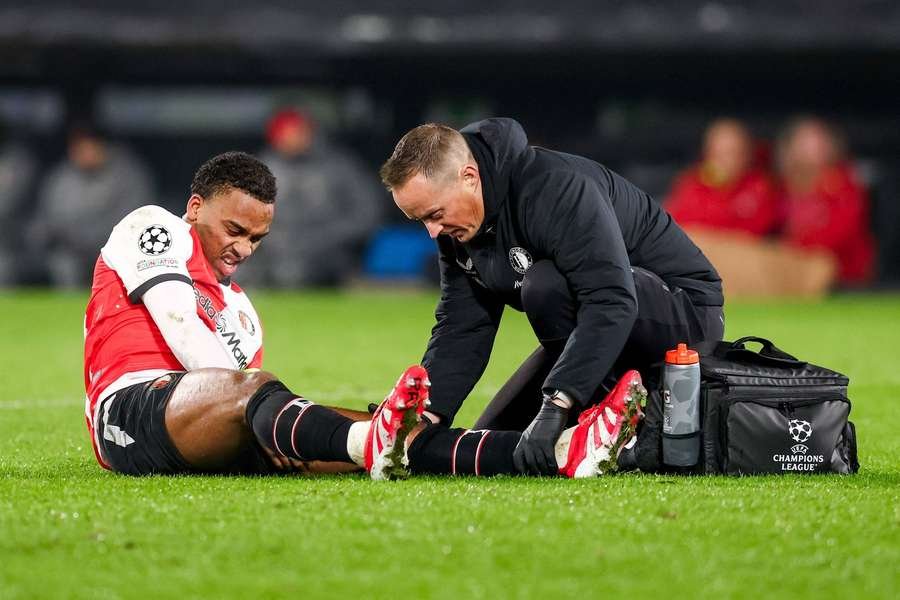 Feyenoord's Quinten Timber suffered a season-ending injury in the first leg against AC Milan