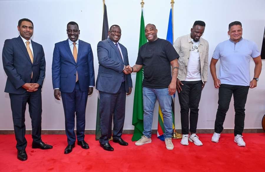 McCarthy meets Kenya's sports CS McCarthy meets Kenya's sports CS