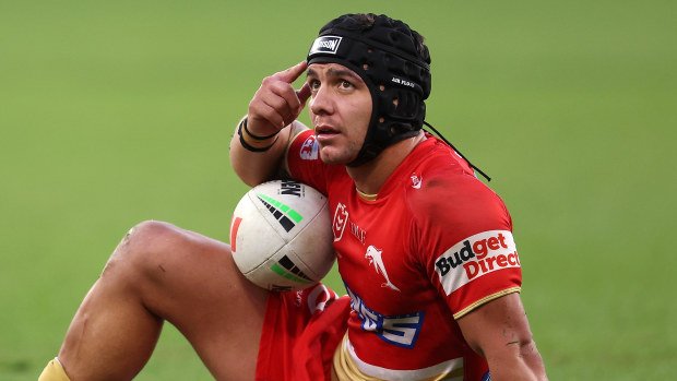 Kodi Nikorima of the Dolphins.