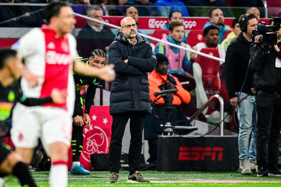 PSV manager Peter Bosz during the game between Ajax and PSV earlier this season PSV manager Peter Bosz during the game between Ajax and PSV earlier this season