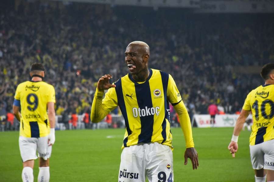 Talisca celebrates Talisca celebrates