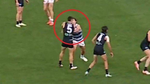 Adam Cerra is accused of striking Jack Bowes.