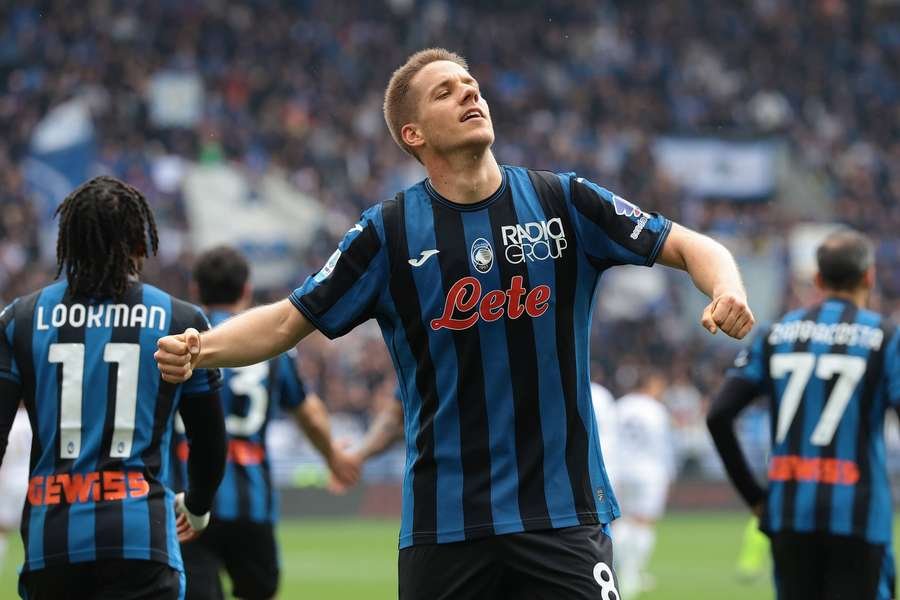 Pasalic celebrates his goal Pasalic celebrates his goal