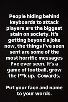 Lachie Neale highlighted the abuse players are facing online in an Instagram post.