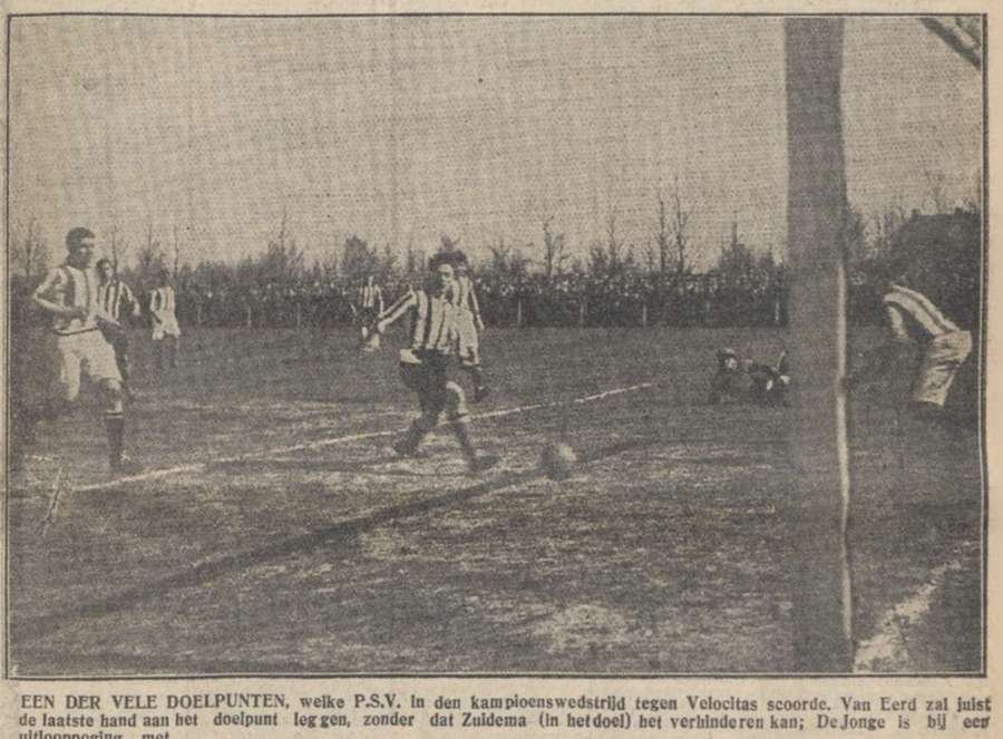 Ad van Eerd scores a goal in the 9-1 win over Velocitas Ad van Eerd scores a goal in the 9-1 win over Velocitas