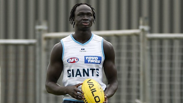 Leek Aleer is yet to play for GWS in 2025