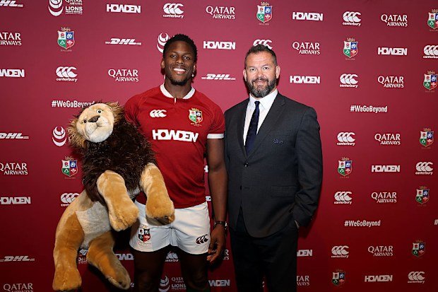 Maro Itoje poses for a photo after being announced as captain by Andy Farrell.
