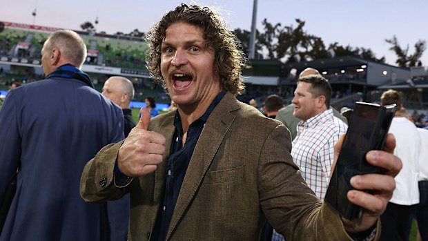 Nick Cummins poses at HBF Park.