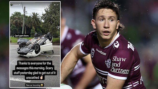 Cooper Johns posted about his accident on Instagram.