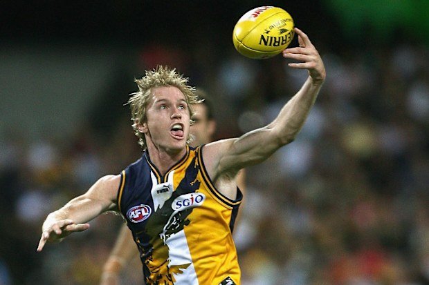 Adam Selwood playing for West Coast in 2006.
