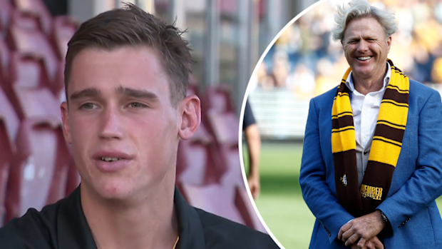 Archer May and Dermott Brereton.