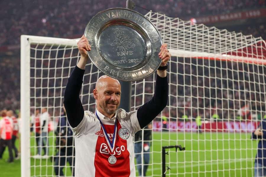Erik ten Hag won six prizes with Ajax during his four-and-a-half years in Amsterdam Erik ten Hag won six prizes with Ajax during his four-and-a-half years in Amsterdam