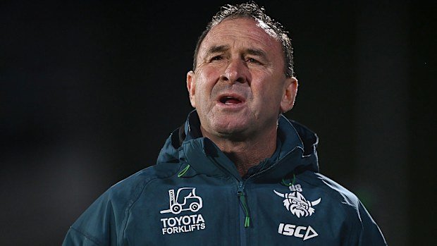 Ricky Stuart, coach of the Canberra Raiders.