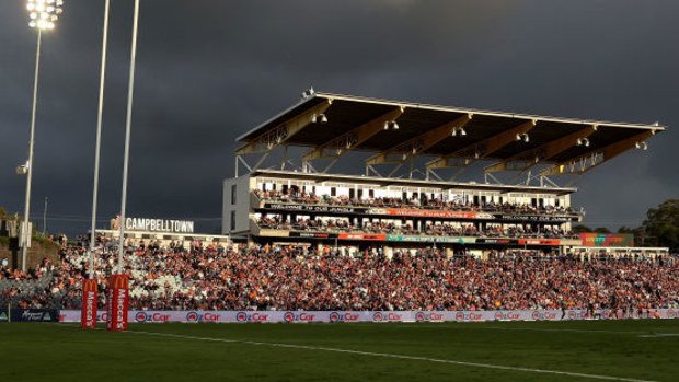 General view at Campbelltown Sports Stadium.
