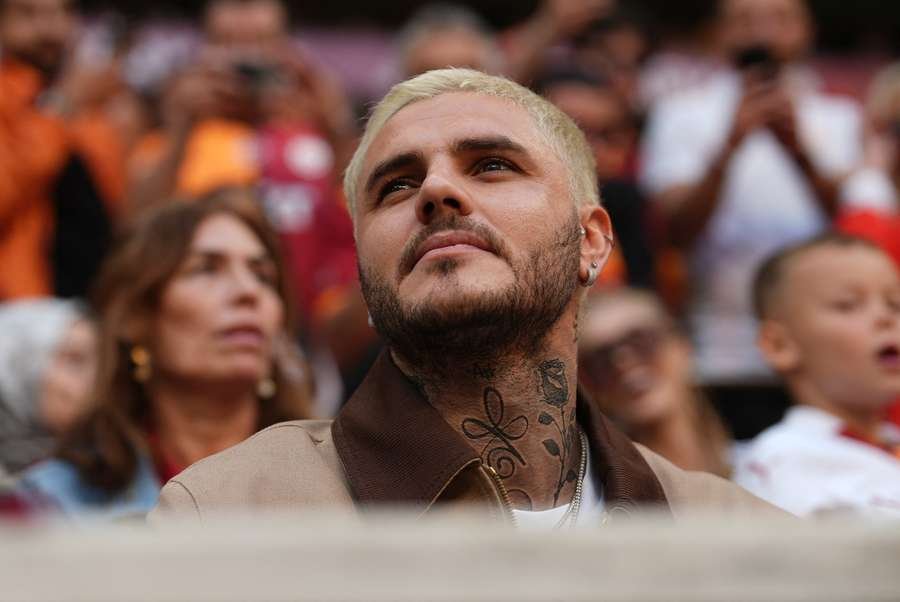 Icardi was in the stands for the game Icardi was in the stands for the game