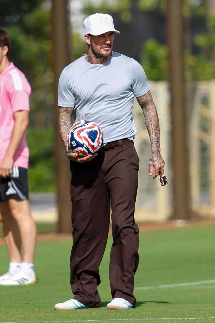 David Beckham observed Inter Miami's training session on Friday David Beckham observed Inter Miami's training session on Friday