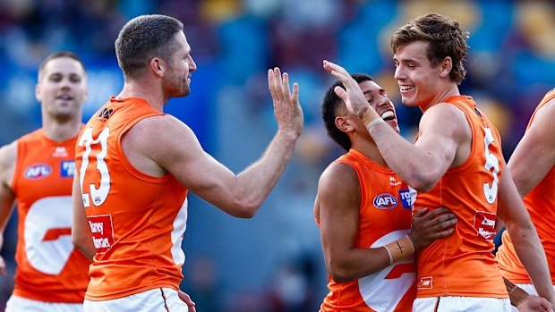 Aaron Cadman and Jesse Hogan dominated for the Giants.