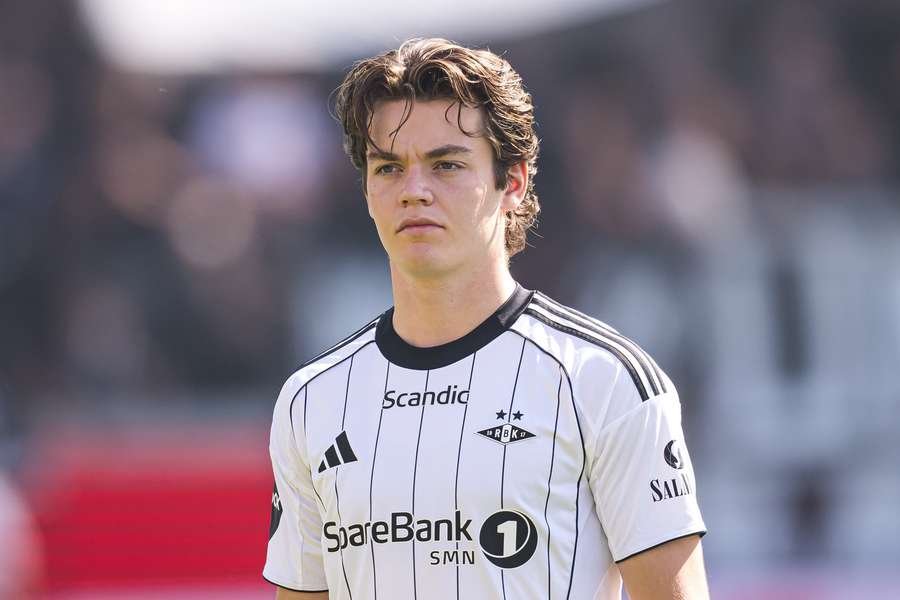 Sverre Nypan of Rosenborg during the Eliteserien match against Brann on May 11th, 2025 Sverre Nypan of Rosenborg during the Eliteserien match against Brann on May 11th, 2025