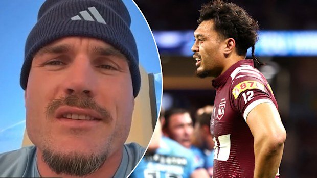Blues star Angus Crichton questions Nanai being benched.