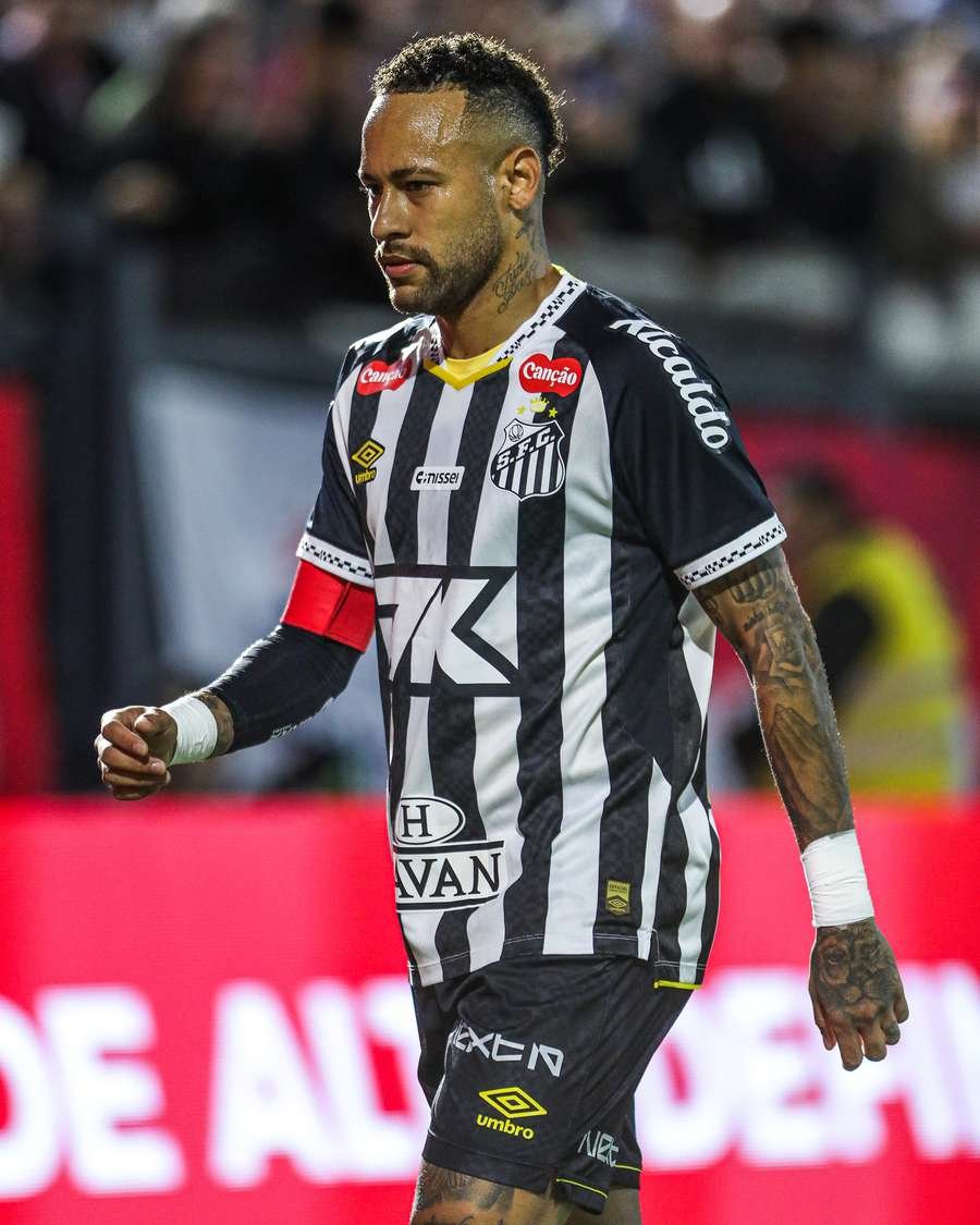 Neymar in action for Santos Neymar in action for Santos