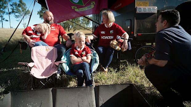 The Hardman family chat with Stan Sport's Michael Atkinson.