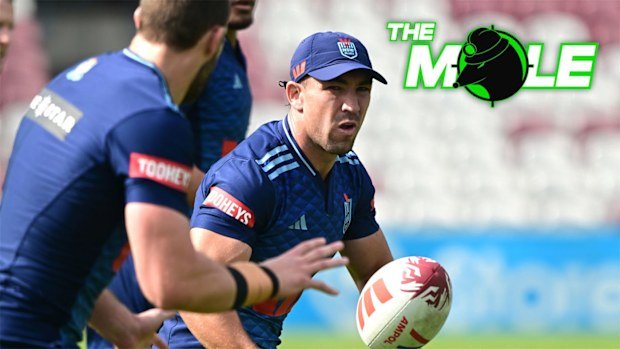 Reece Robson trains with the NSW team.