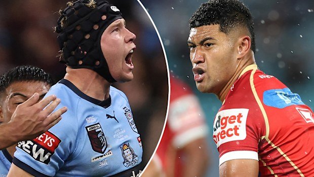 Matt Burton and Isaiya Katoa could be in a fight to play for the Blues.