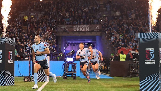 during game one of the 2022 State of Origin series