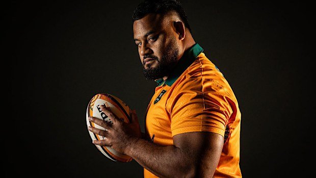 Taniela Tupou poses for a portrait.